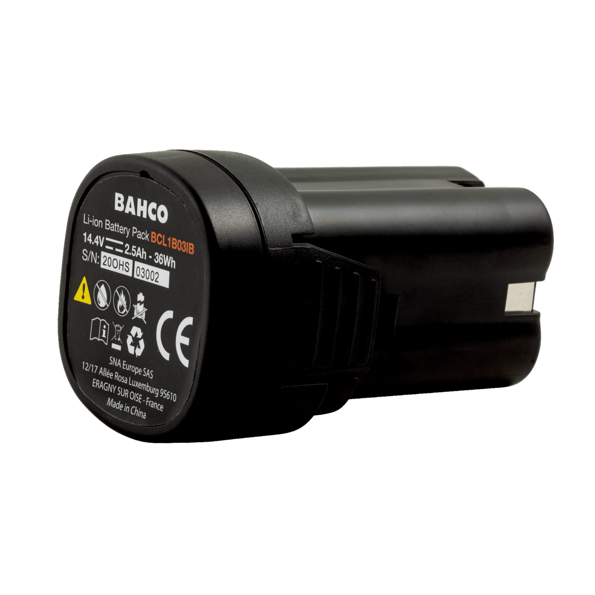 Sécateur à batterie Bahco BCL23 avec batterie, chargeur et accessoires
