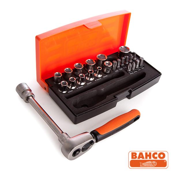 Set Coffret à Douille 1/4 Pouces 25 Pièces Bahco