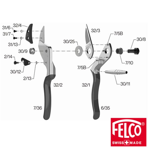 Lame 32/3 pour Secateur Felco F32