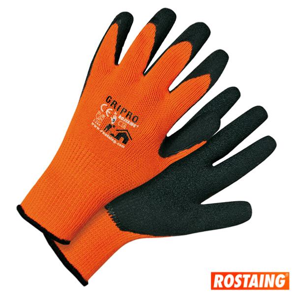 Gants Tricot Enduit Latex Noir 'Tous Travaux De Manutention' Rostaing
