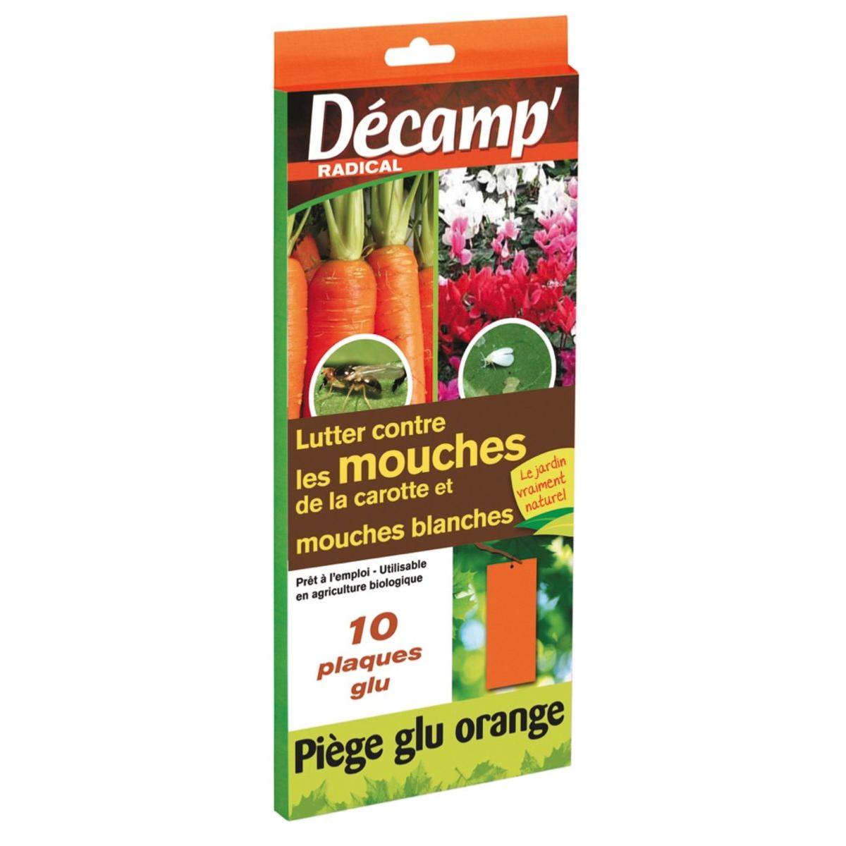 Piège Chromatique Orange Mouche de la Carotte et Mouche Blanche