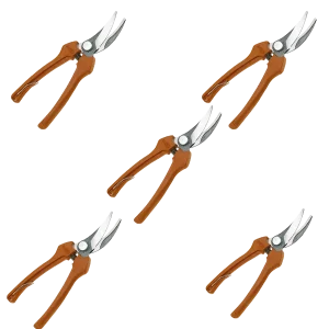 lot de 5 épinettes à lames courbes bahco