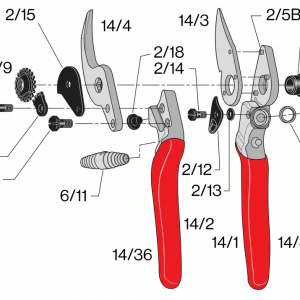 Pièces détachées pour sécateur FELCO 14