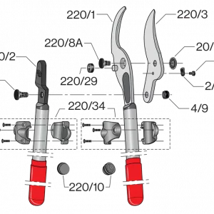 Pièces détachées pour sécateur FELCO 220