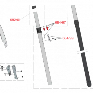 pièces détachées pour scie FELCO 682