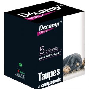 Recharge 5 pétards anti-taupes pour parataupe DECAMP RADICAL