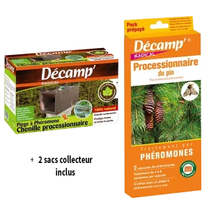 Traitement naturel contre la chenille processionnaire du pin : kit complet Décamp radical